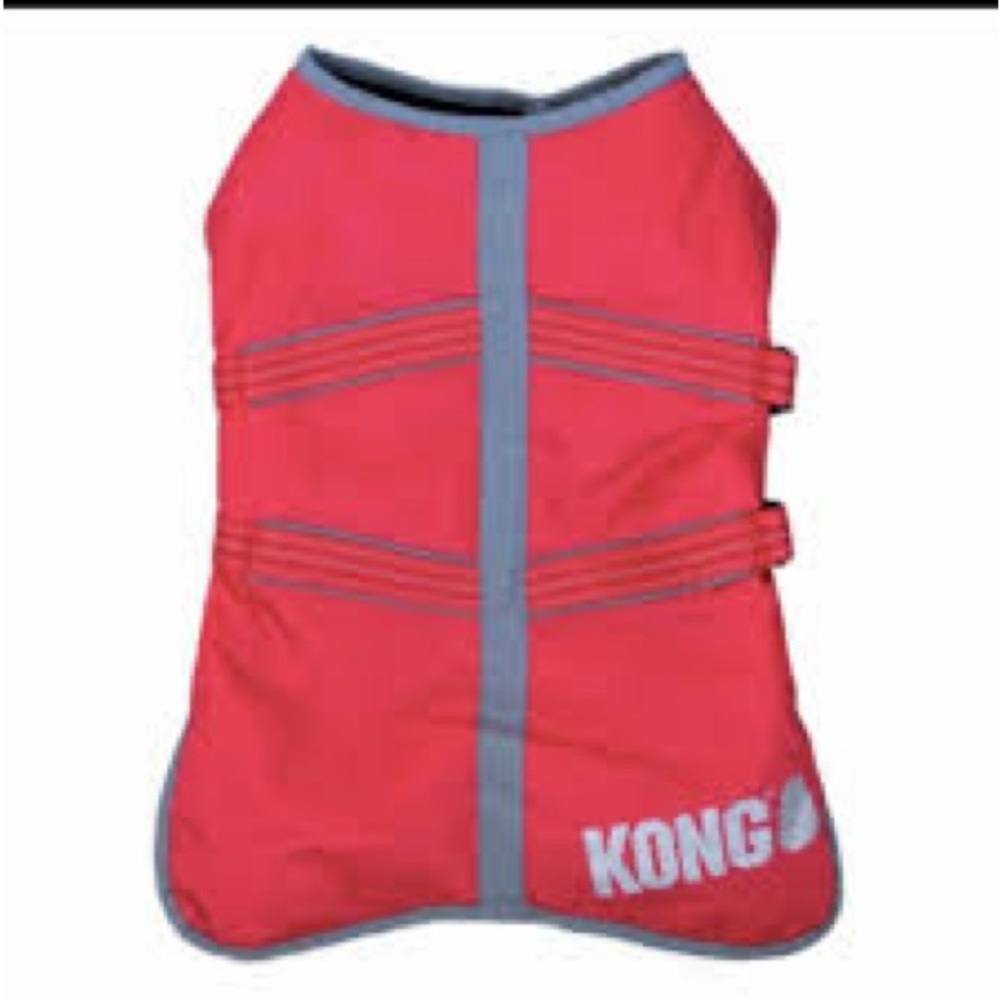 KONG RED Rip-Stop Dog Insulated Blanket Coat Small NWOT